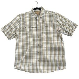 Carhartt Force Men's Vented‎ Shirt Plaid Size Large Regular